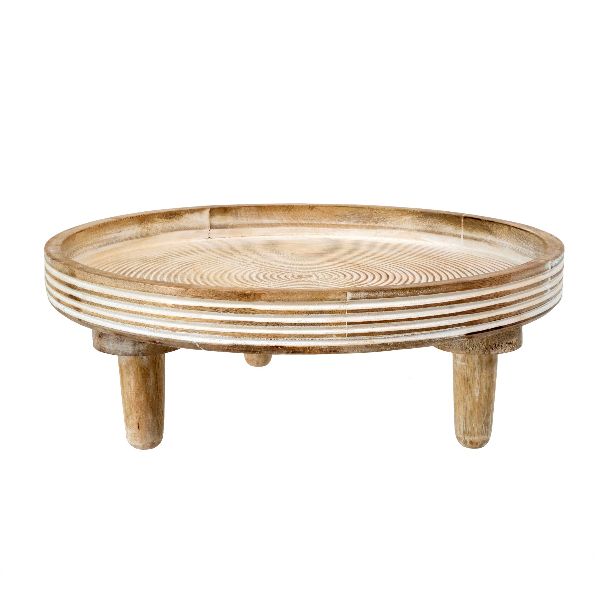 Coralie footed tray, large